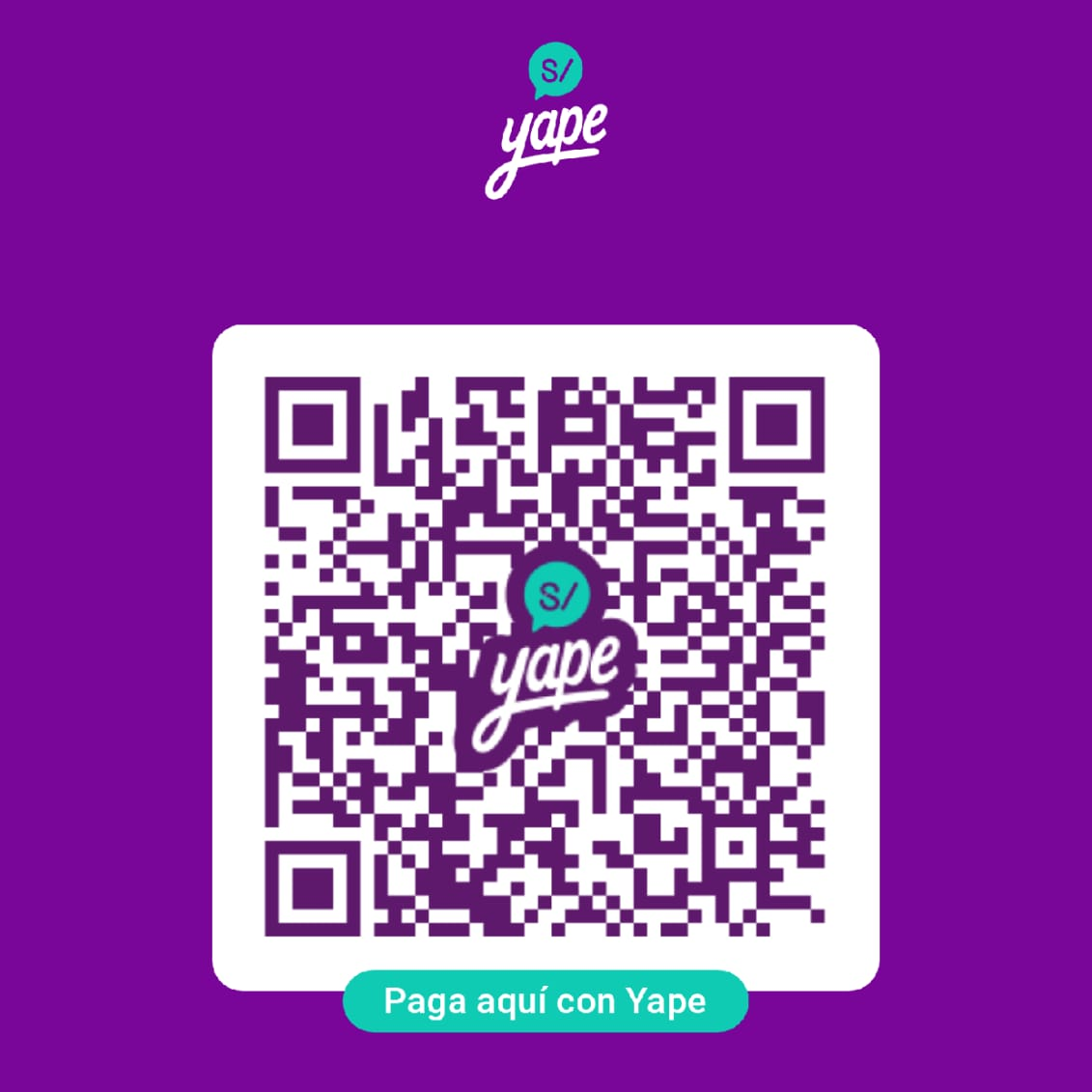 Código QR de pago Yape de Hanan